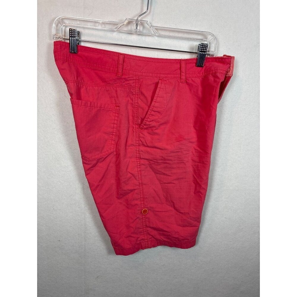 LC Waikiki Shorts Mens 38  Pink  Classic Casual Cotton Flat Front